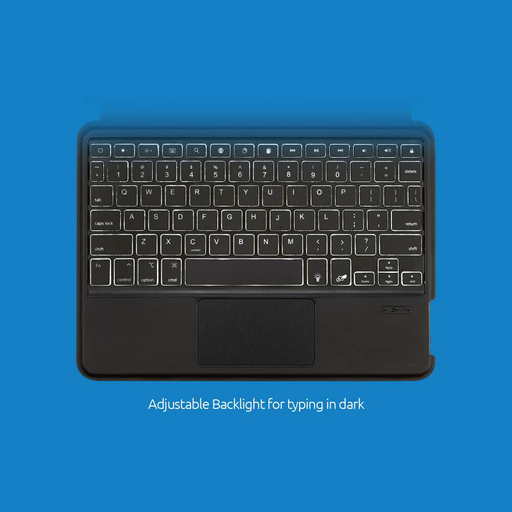 Bluetooth tablet keyboard case - Apple iPad Pro 12.9 inch (2021) - Dark grey