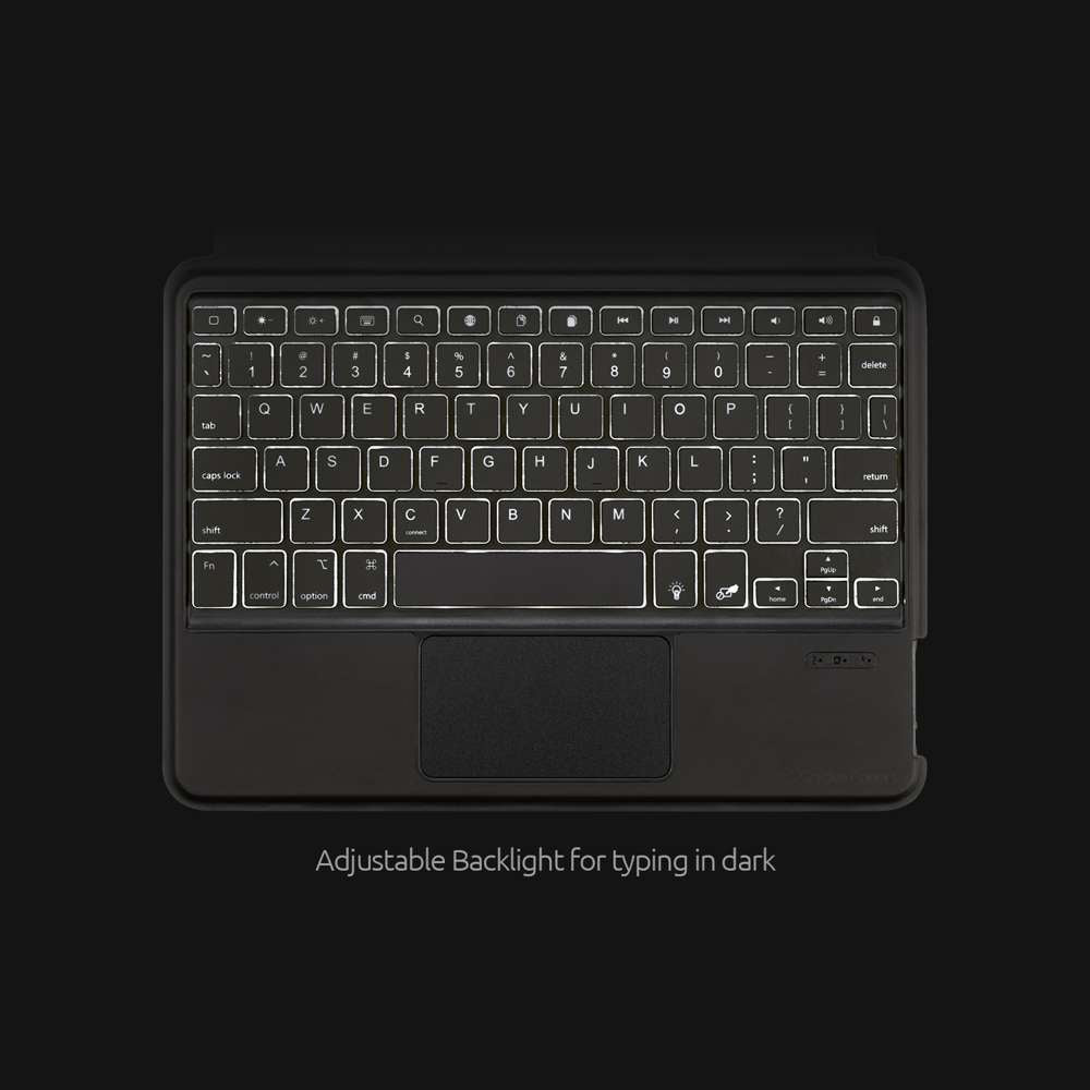 Bluetooth tablet keyboard case - Apple iPad Pro 12.9 inch (2021) - Dark grey