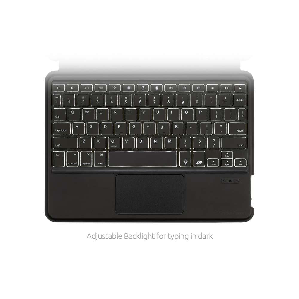 Bluetooth tablet keyboard case - Apple iPad Pro 12.9 inch (2021) - Dark grey