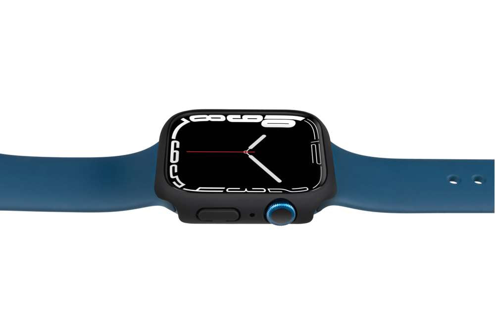 Full body case + Screen protector - Apple Watch Serie 7 - Black