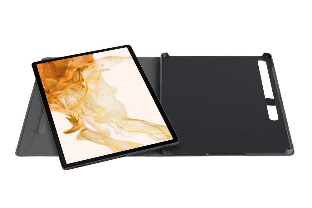 V11T63C1 - EasyClick 2.0 Tablet case - Samsung Galaxy Tab S7 Plus 12.4 inch (2020) & Galaxy Tab S8+ 12.4 inch (2022) - Black